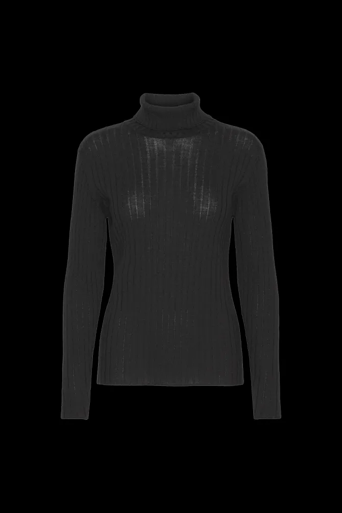 Coral Roll Neck