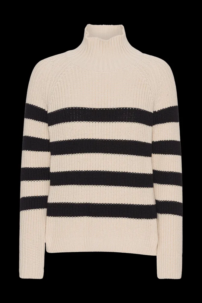 Sweety High Neck Striped
