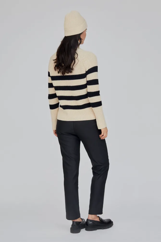 Sweety High Neck Striped