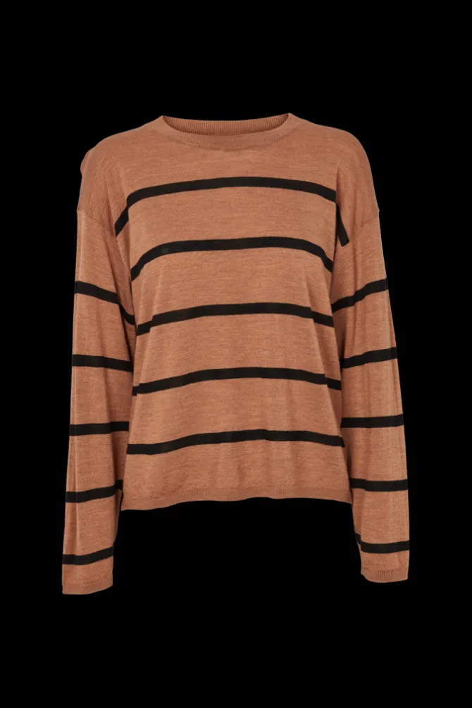 Vera Loose O-Neck Stripe